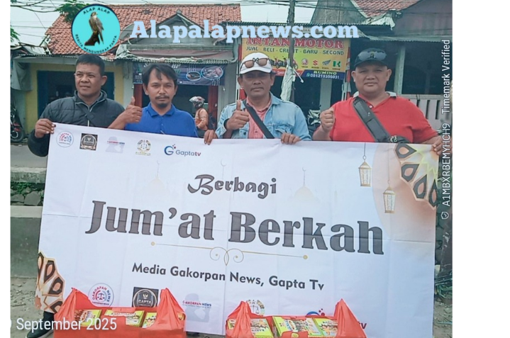 Media Gakorpan Dan TV Gapta Berkontribusi Kepada Masyarakat Sekitarnya melalui Jum’at Berkah Berbagi Nasi kotak